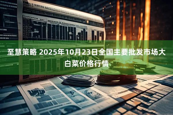 至慧策略 2025年10月23日全国主要批发市场大白菜价格行情