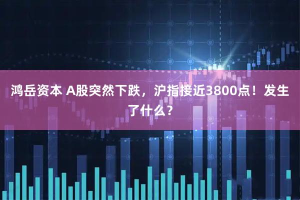 鸿岳资本 A股突然下跌，沪指接近3800点！发生了什么？